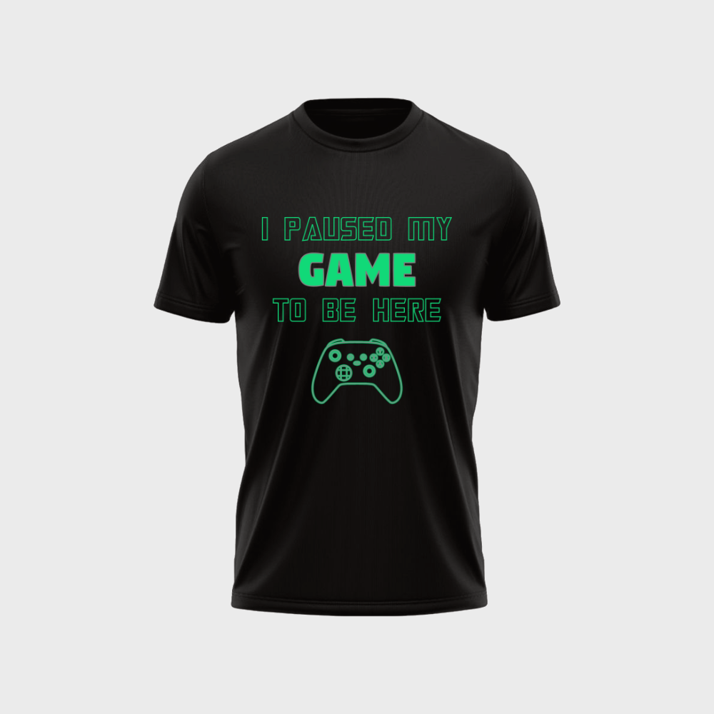 I PAUSED MY GAME TO BE HERE Unisex Classic Crew T-Shirt
