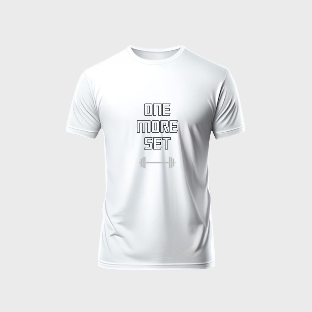 ONE MORE SET Unisex Classic Crew T-Shirt