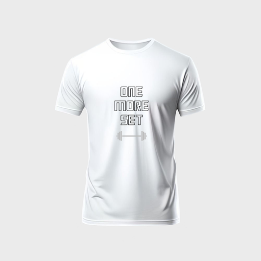 ONE MORE SET Unisex Classic Crew T-Shirt