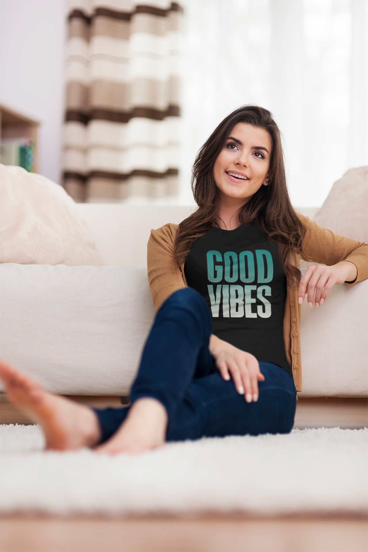 GOOD VIBES Unisex Classic Crew T-Shirt