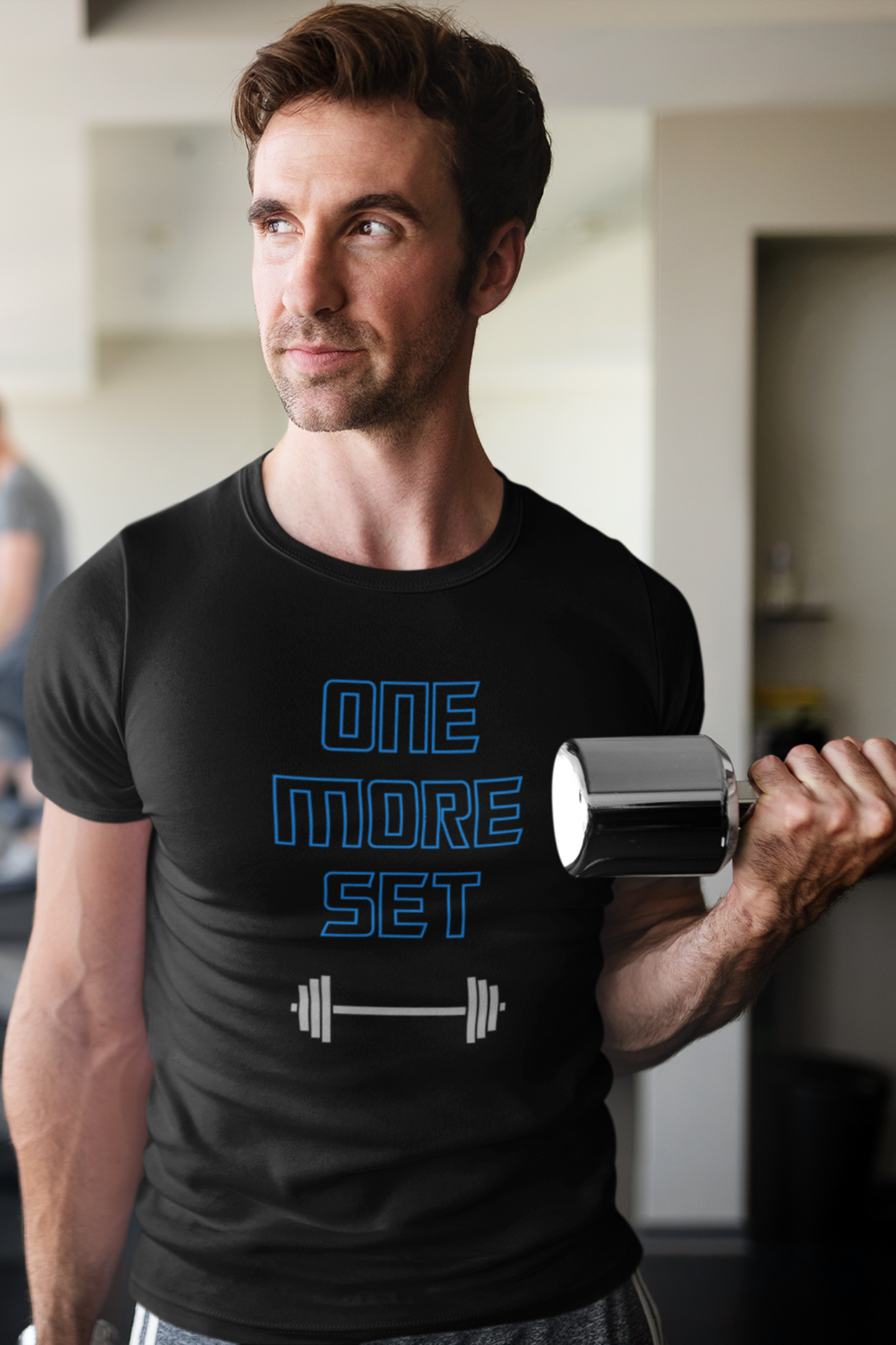 ONE MORE SET Unisex Classic Crew T-Shirt