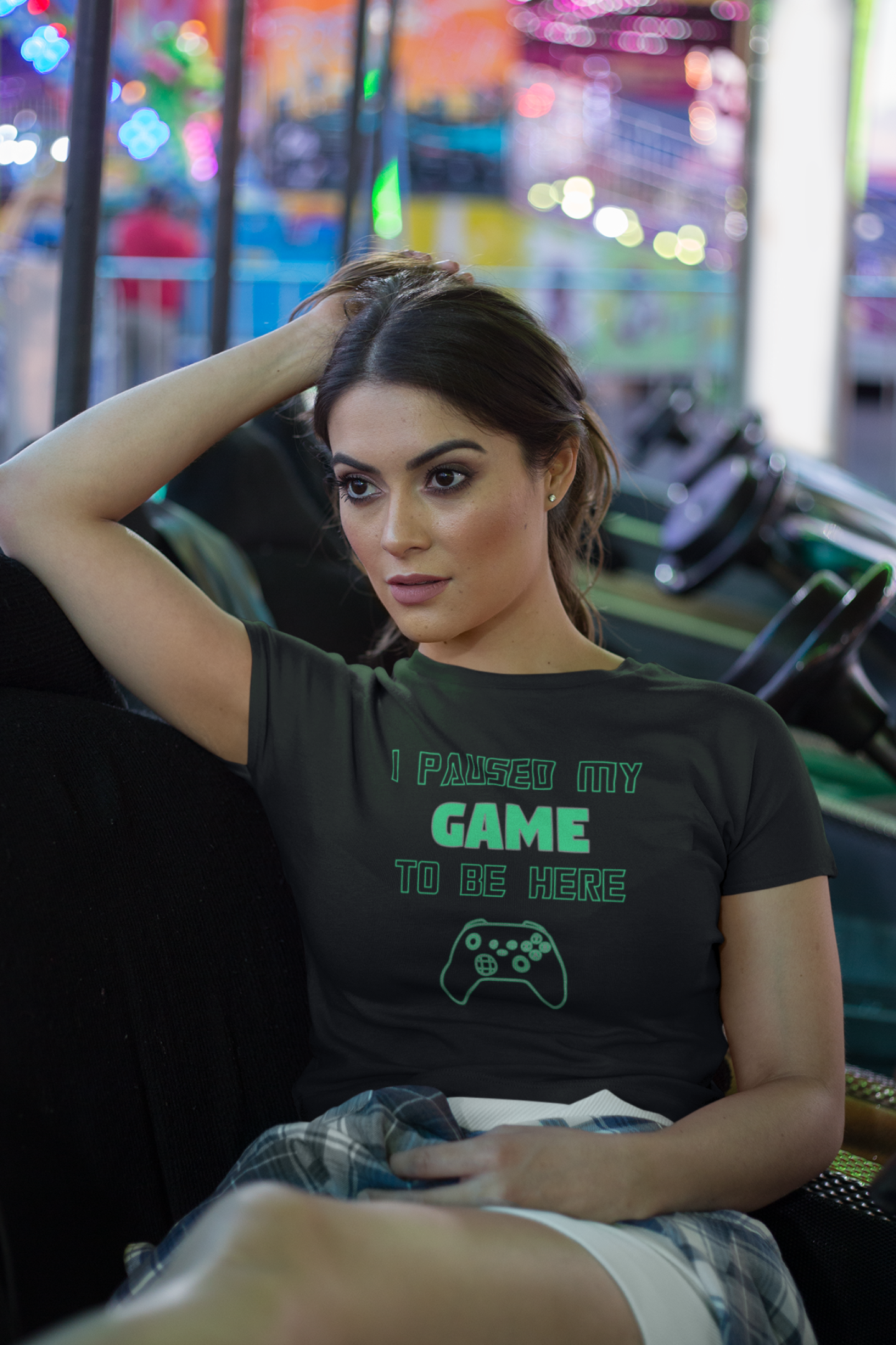 I PAUSED MY GAME TO BE HERE Unisex Classic Crew T-Shirt